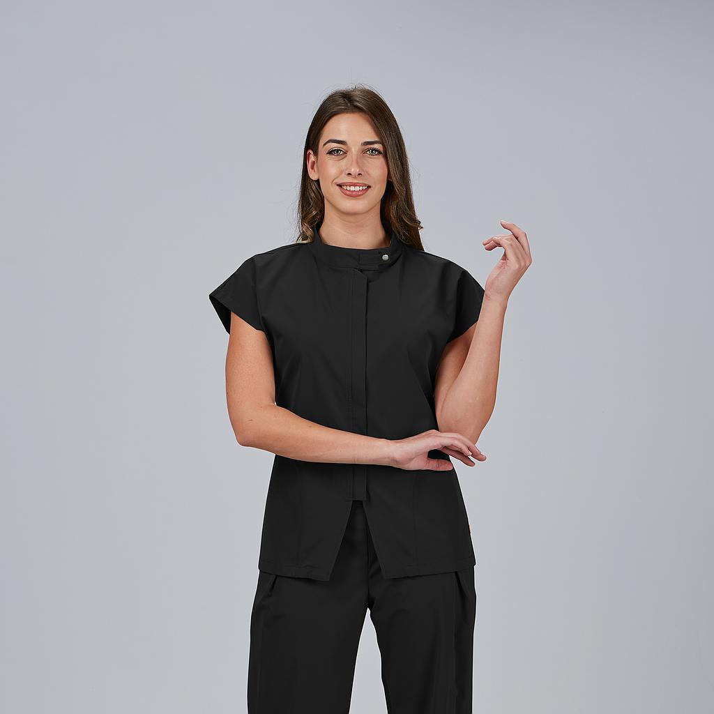 BLUSA MUJER ABIERTA CREMALLERA M/C MUSA