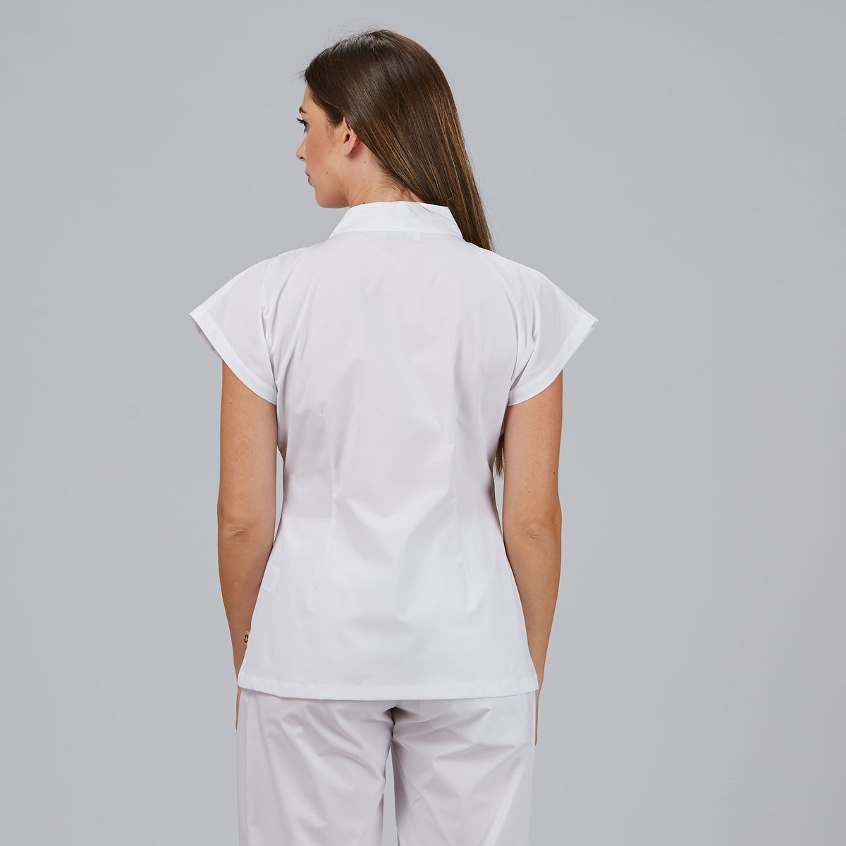 BLUSA MUJER ABIERTA CREMALLERA M/C MUSA