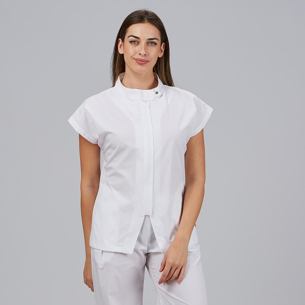 BLUSA MUJER ABIERTA CREMALLERA M/C MUSA