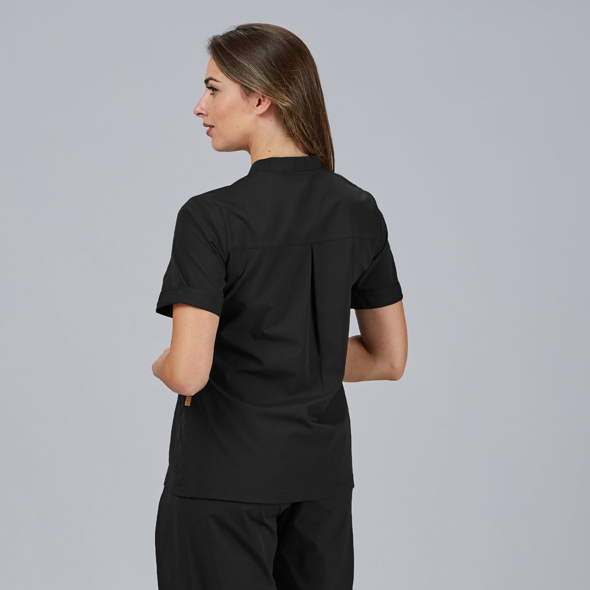 BLUSA MUJER CERRADA BOLSILLOS M/C MAY
