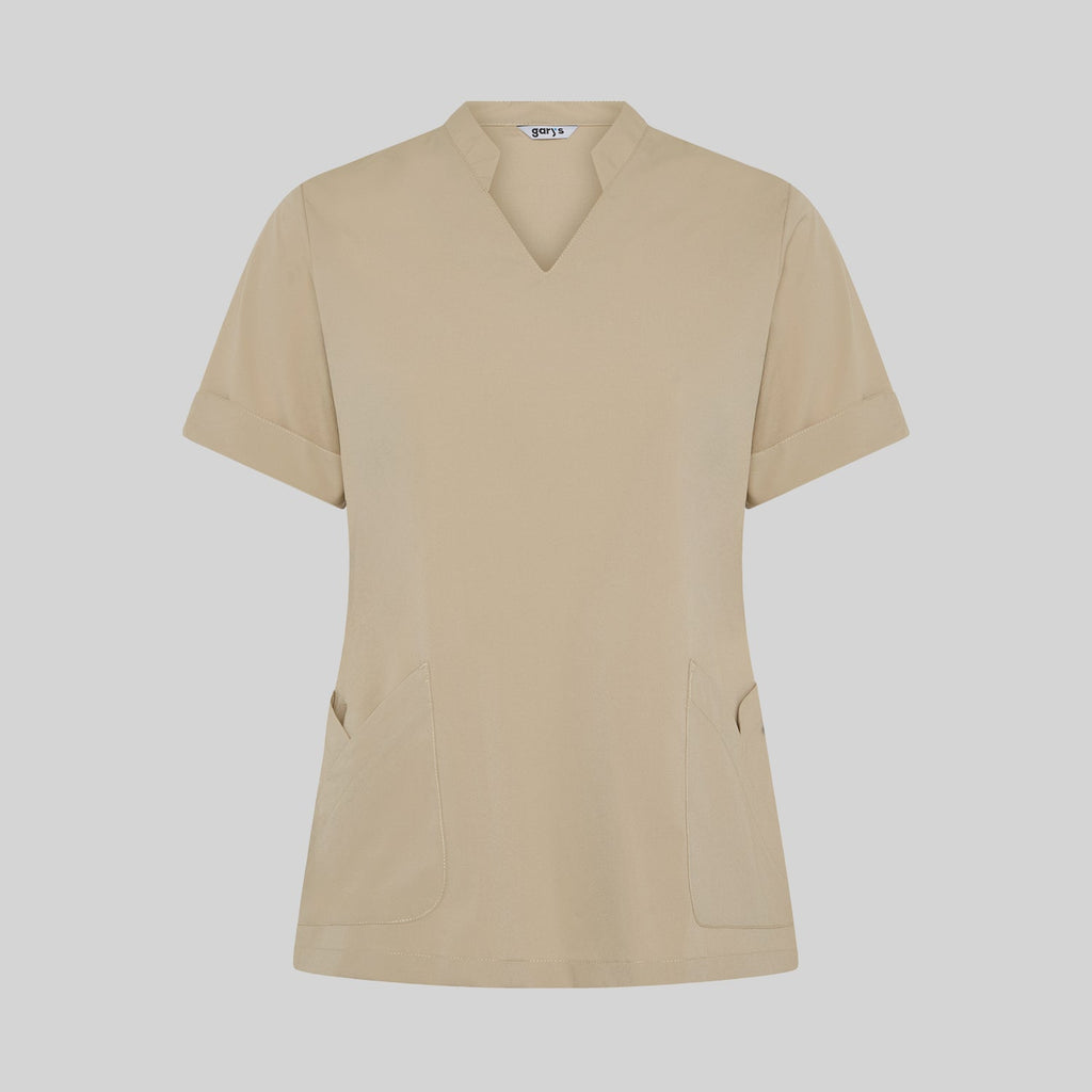 BLUSA MUJER CERRADA BOLSILLOS M/C MAY