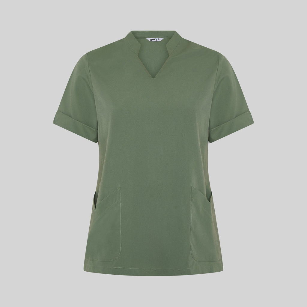 BLUSA MUJER CERRADA BOLSILLOS M/C MAY