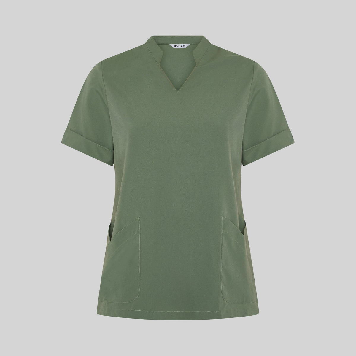 BLUSA MUJER CERRADA BOLSILLOS M/C MAY