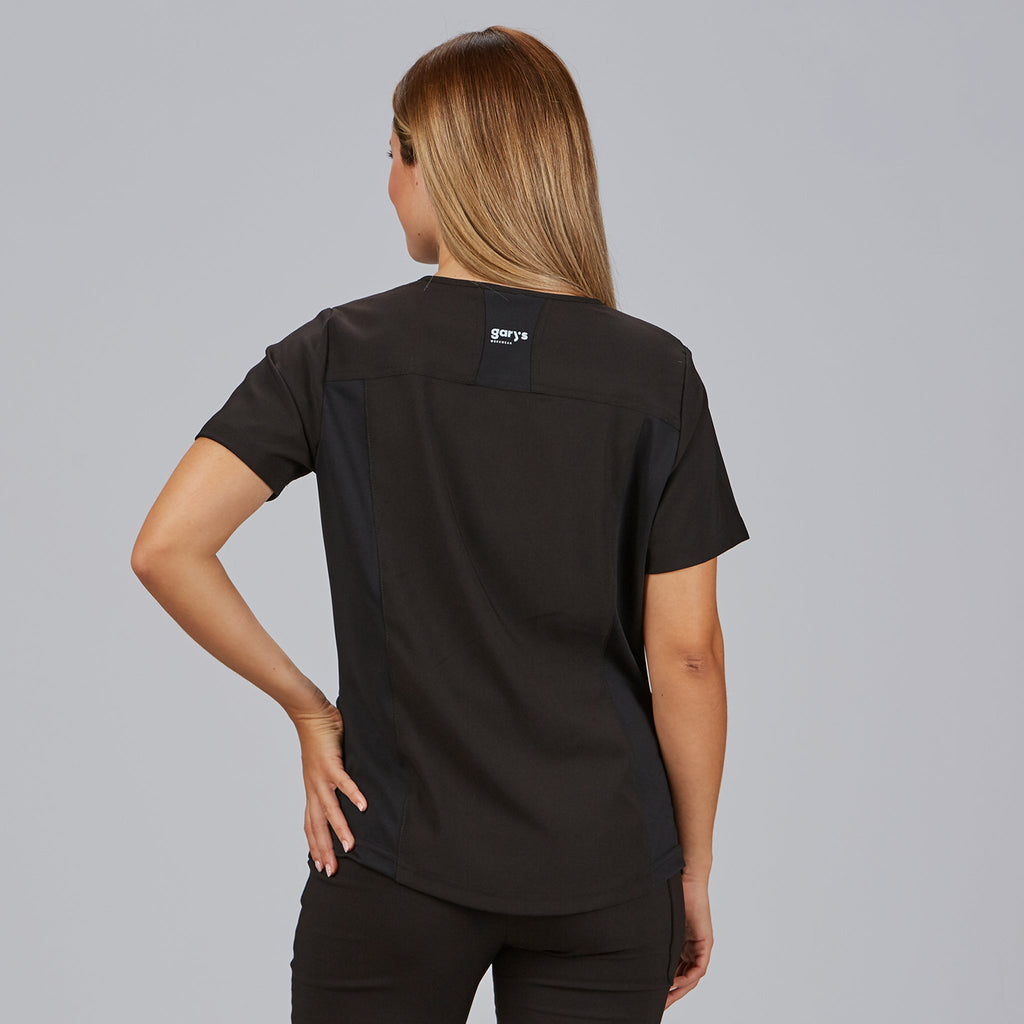 BLUSA MUJER ABIERTA C/PICO M/C DULCINEA