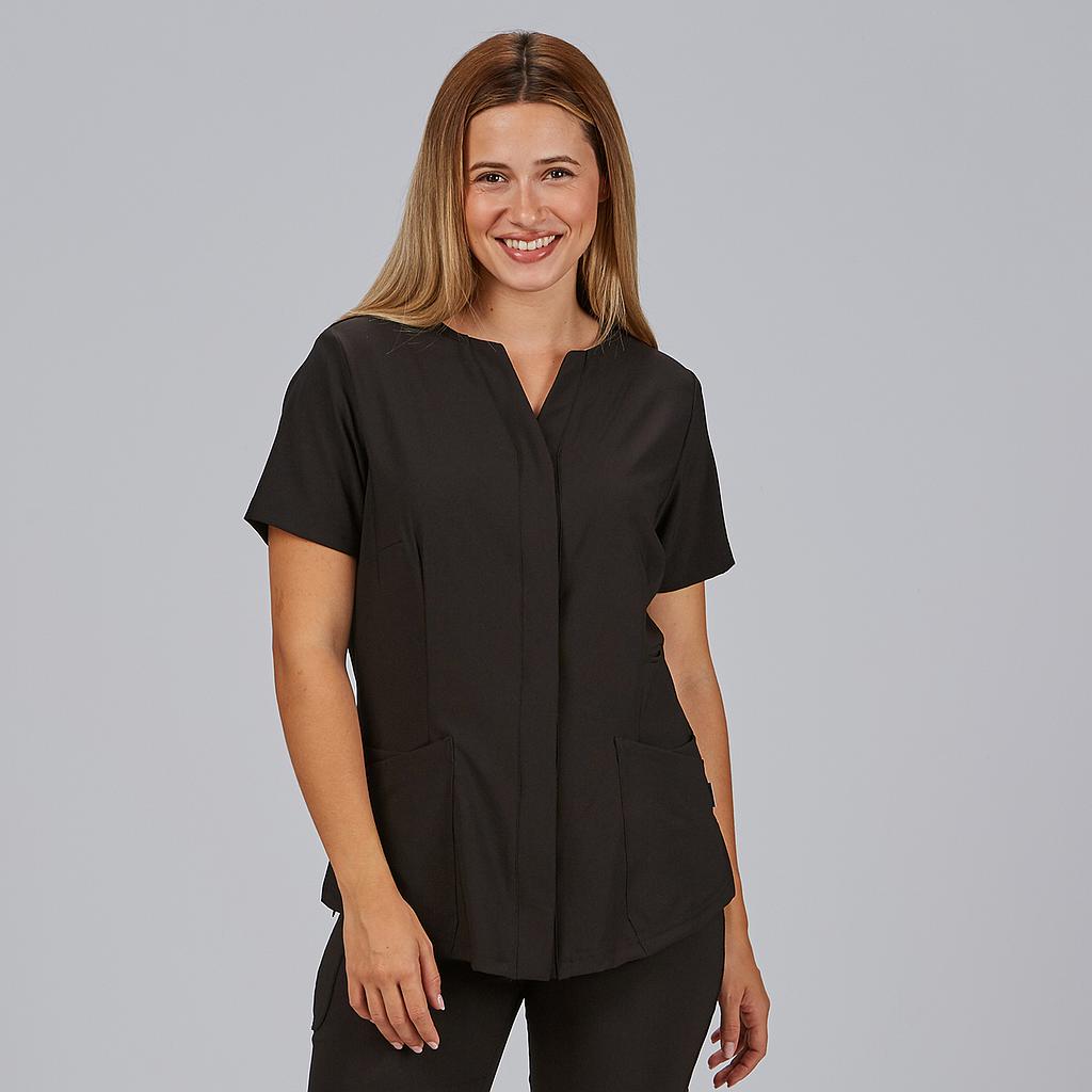 BLUSA MUJER ABIERTA C/PICO M/C DULCINEA