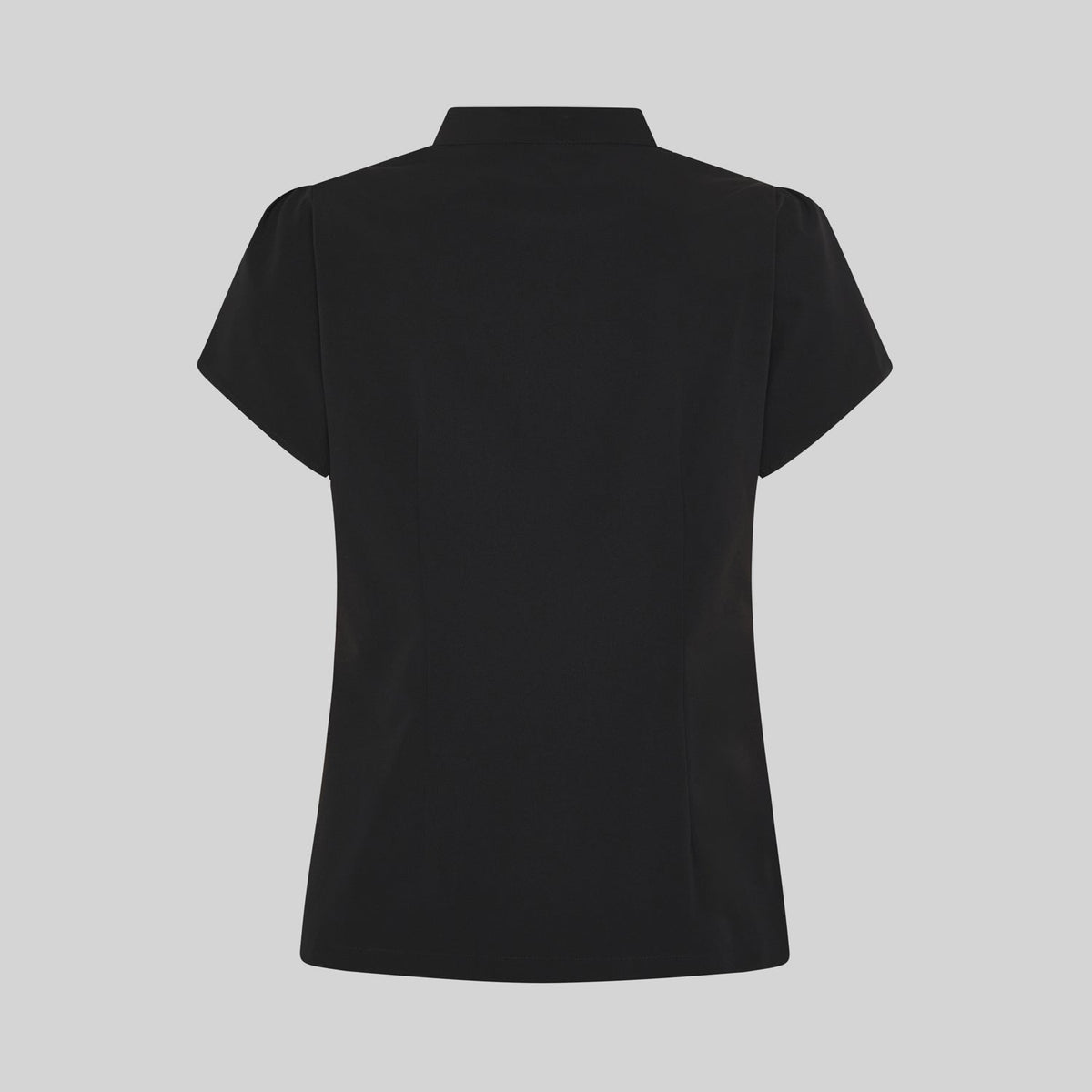 BLUSA MUJER BOTON OCULTO M/C LINA