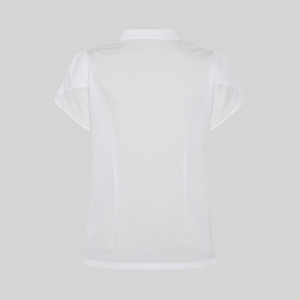 BLUSA MUJER BOTON OCULTO M/C LINA
