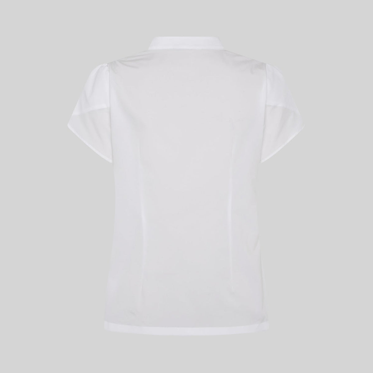 BLUSA MUJER BOTON OCULTO M/C LINA