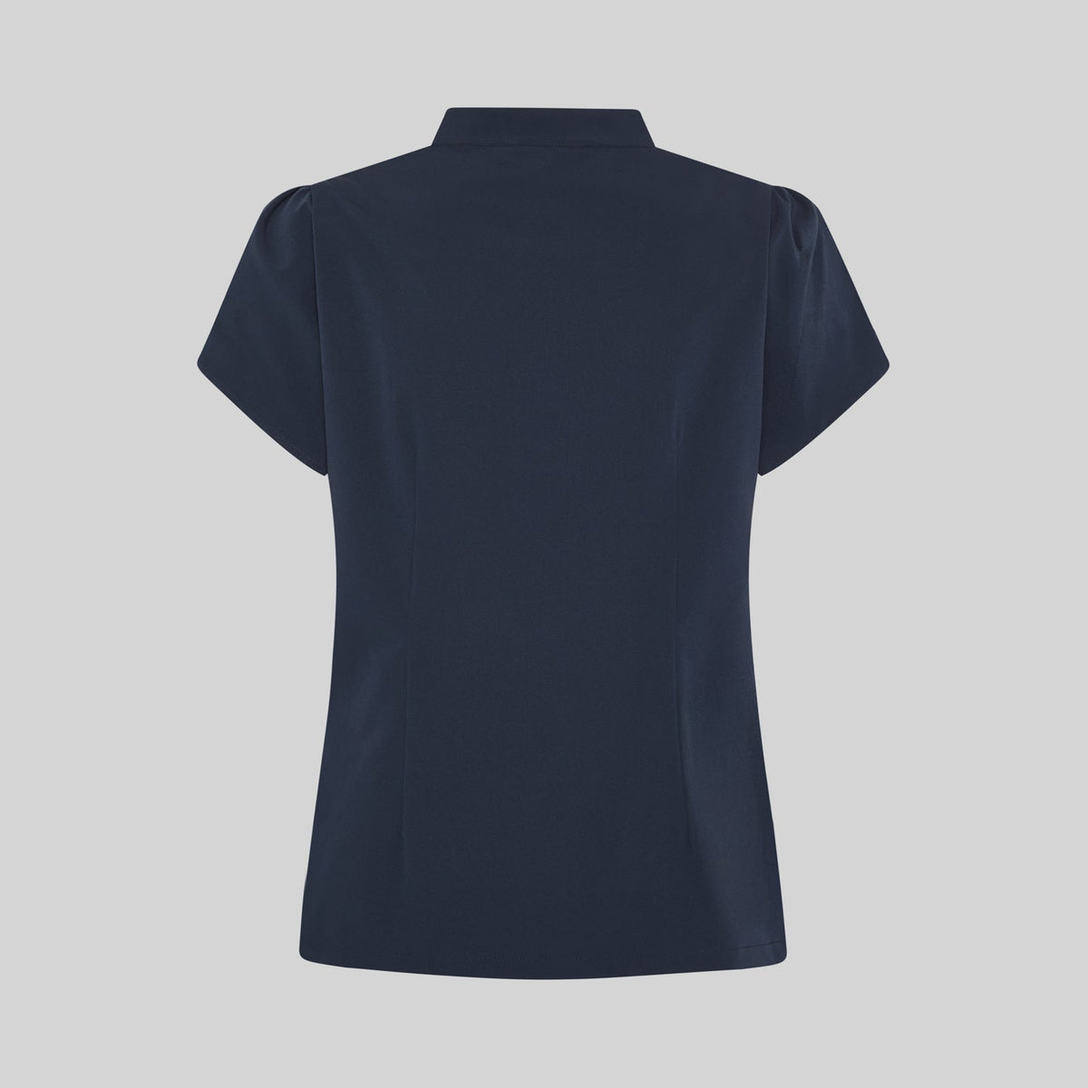 BLUSA MUJER BOTON OCULTO M/C LINA