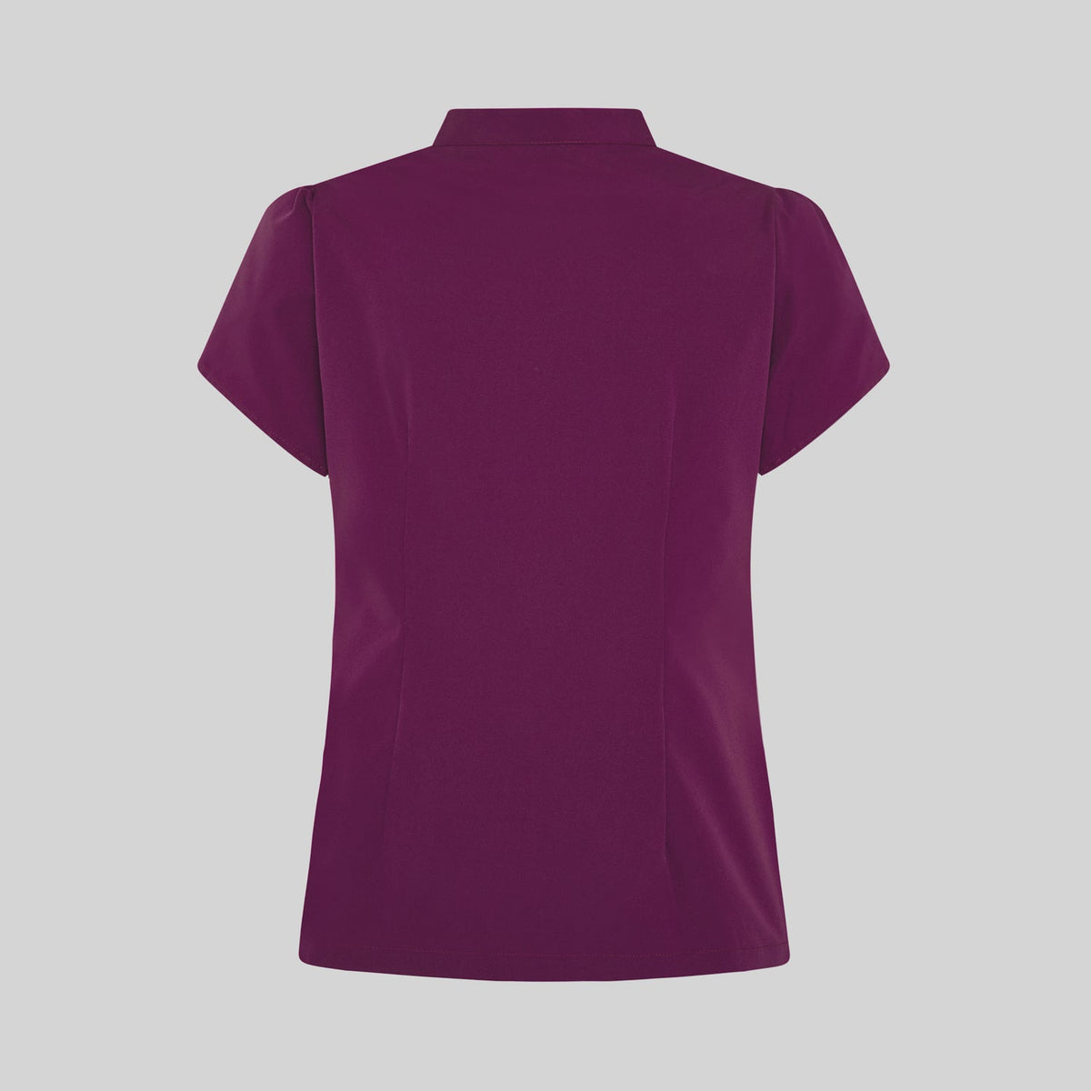 BLUSA MUJER BOTON OCULTO M/C LINA