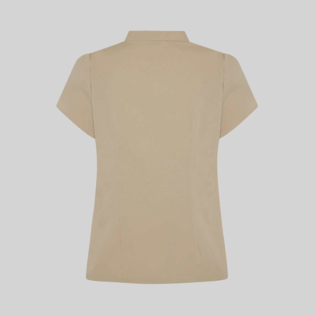 BLUSA MUJER BOTON OCULTO M/C LINA