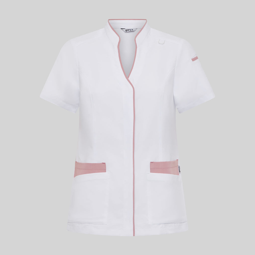 BLUSA MUJER ABIERTA CUELLO MAO M/C YLENA