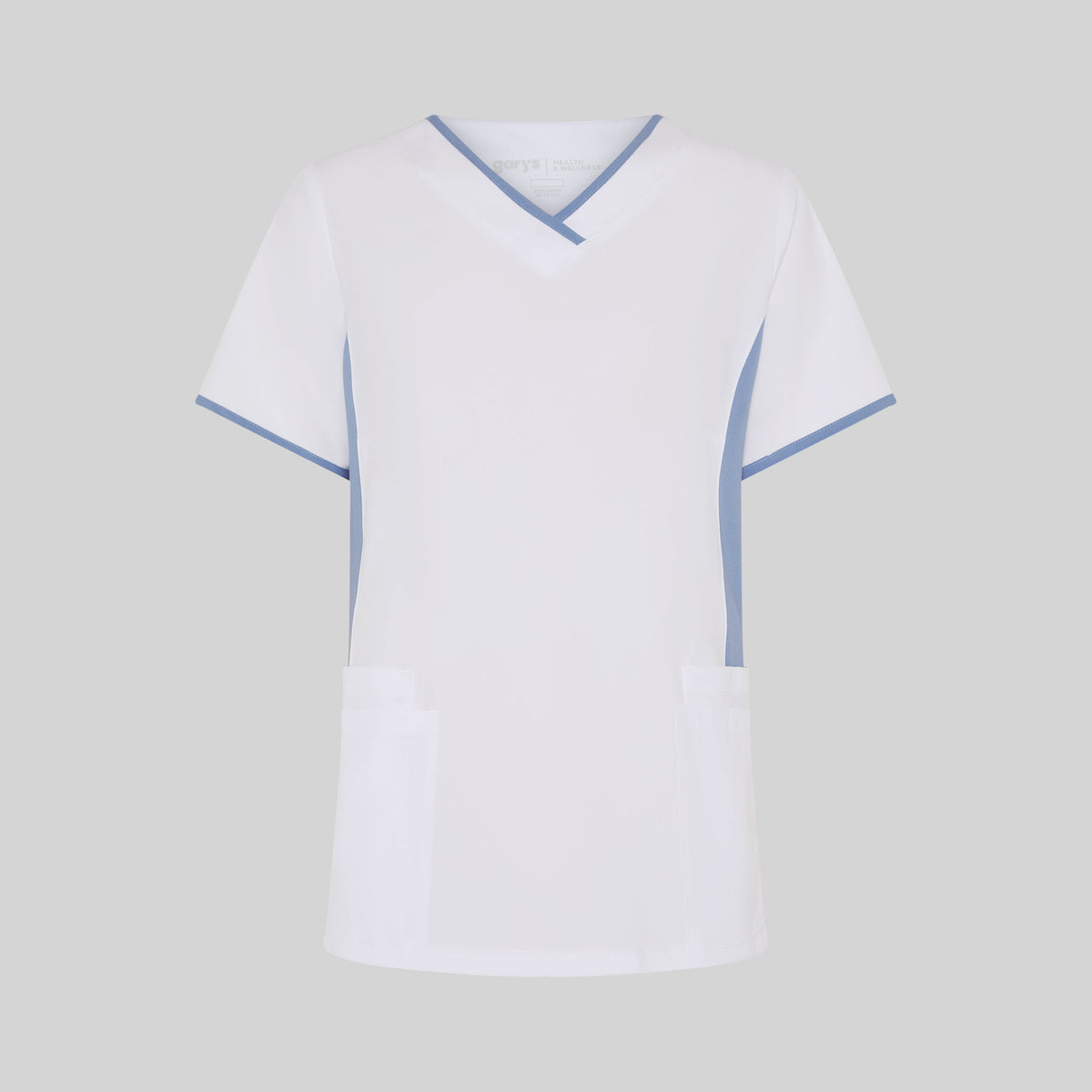 BLUSA MUJER ESCOTE PICO COMBINADA M/C CLEO