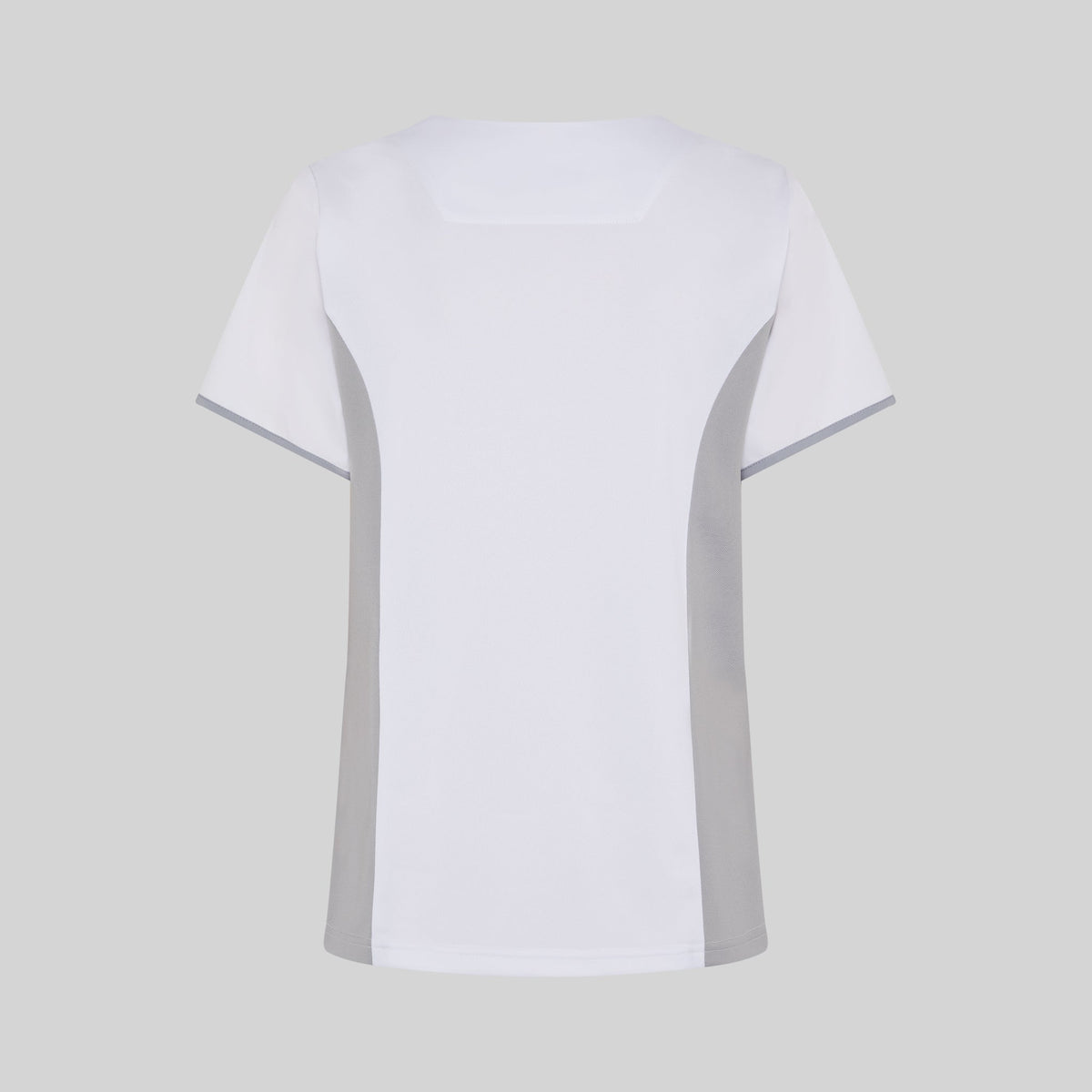 BLUSA MUJER ESCOTE PICO COMBINADA M/C CLEO