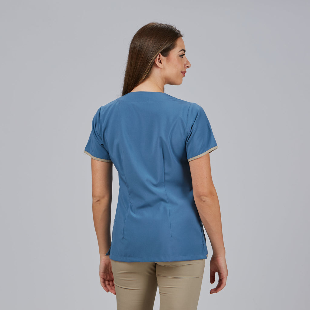 BLUSA MUJER BIES COMBINADO M/C CASILDA
