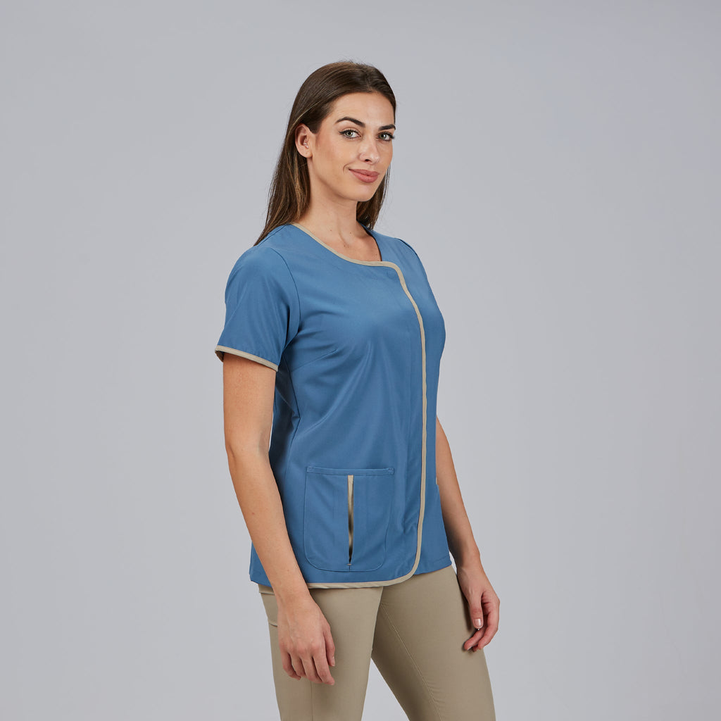 BLUSA MUJER BIES COMBINADO M/C CASILDA