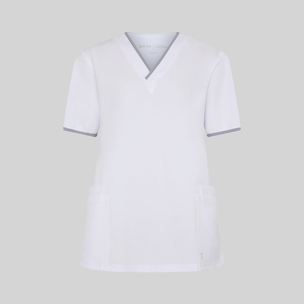 BLUSA HOMBRE ESCOTE PICO COMBINADA M/C GAEL