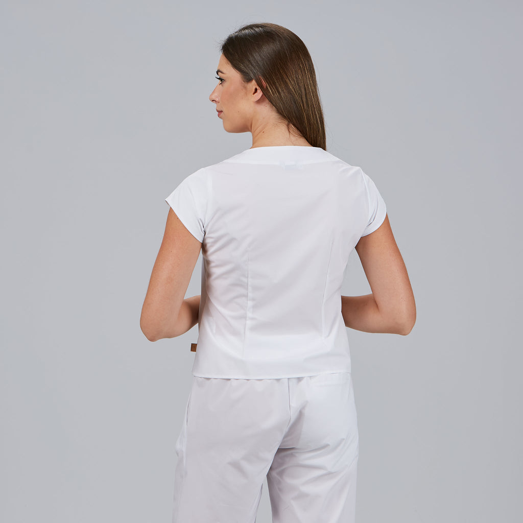 BLUSA MUJER ESCOTE LAGRIMA M/C PETRA