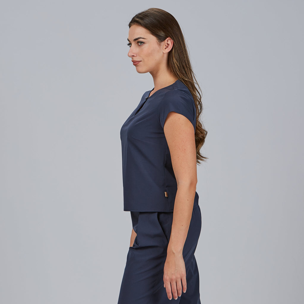 BLUSA MUJER ESCOTE LAGRIMA M/C PETRA