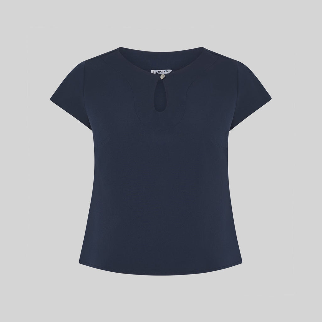 BLUSA MUJER ESCOTE LAGRIMA M/C PETRA
