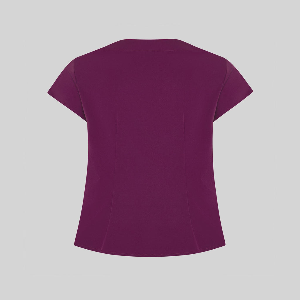 BLUSA MUJER ESCOTE LAGRIMA M/C PETRA