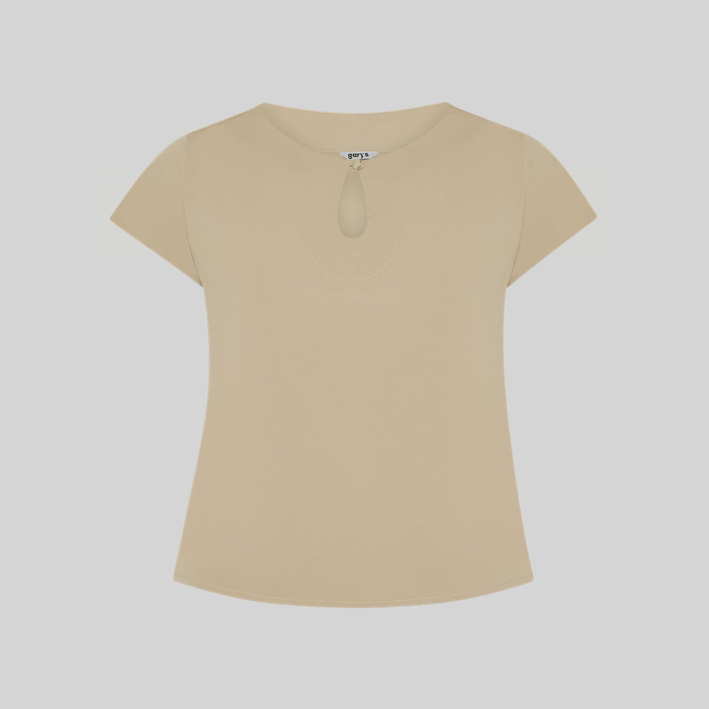 BLUSA MUJER ESCOTE LAGRIMA M/C PETRA