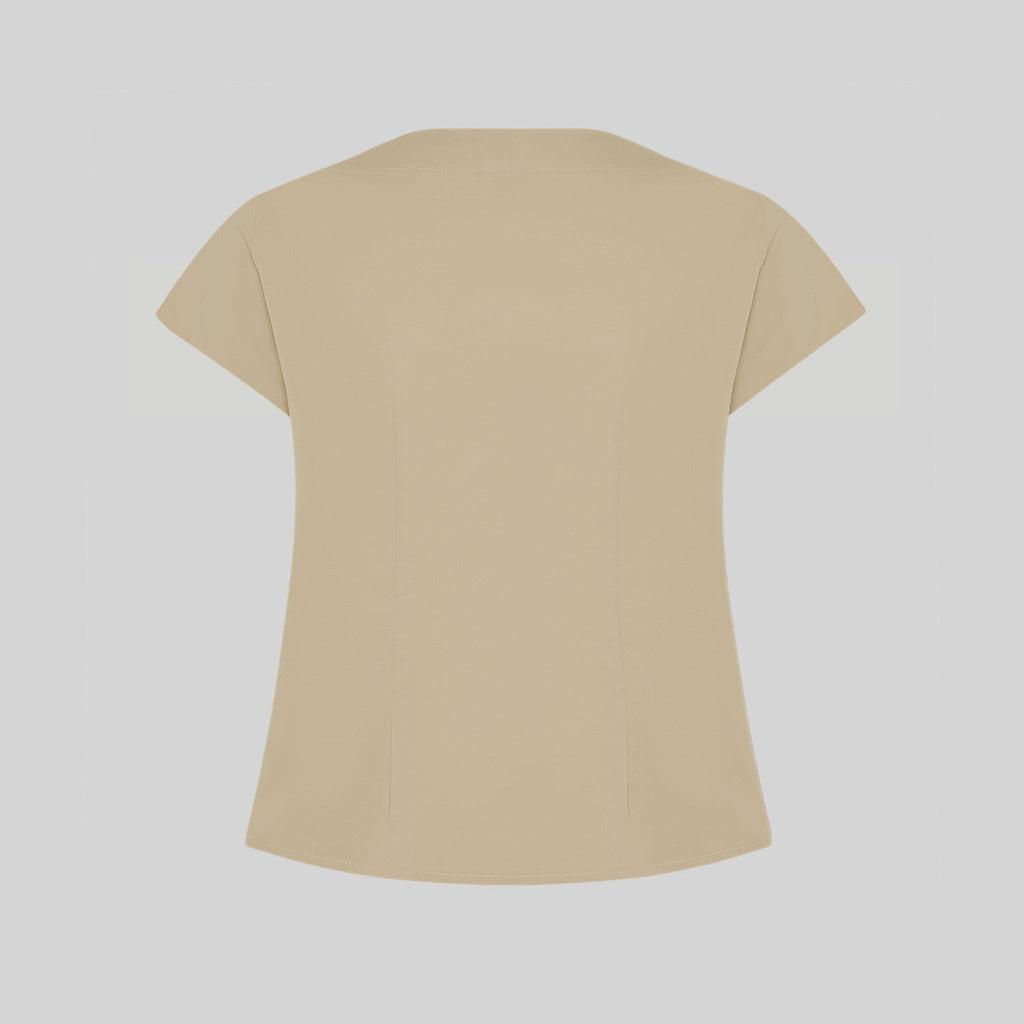 BLUSA MUJER ESCOTE LAGRIMA M/C PETRA