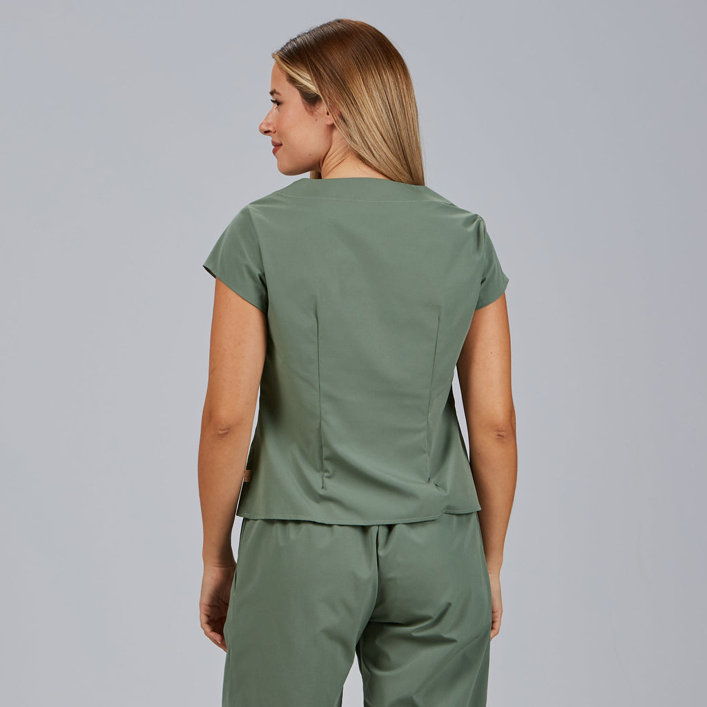 BLUSA MUJER ESCOTE LAGRIMA M/C PETRA