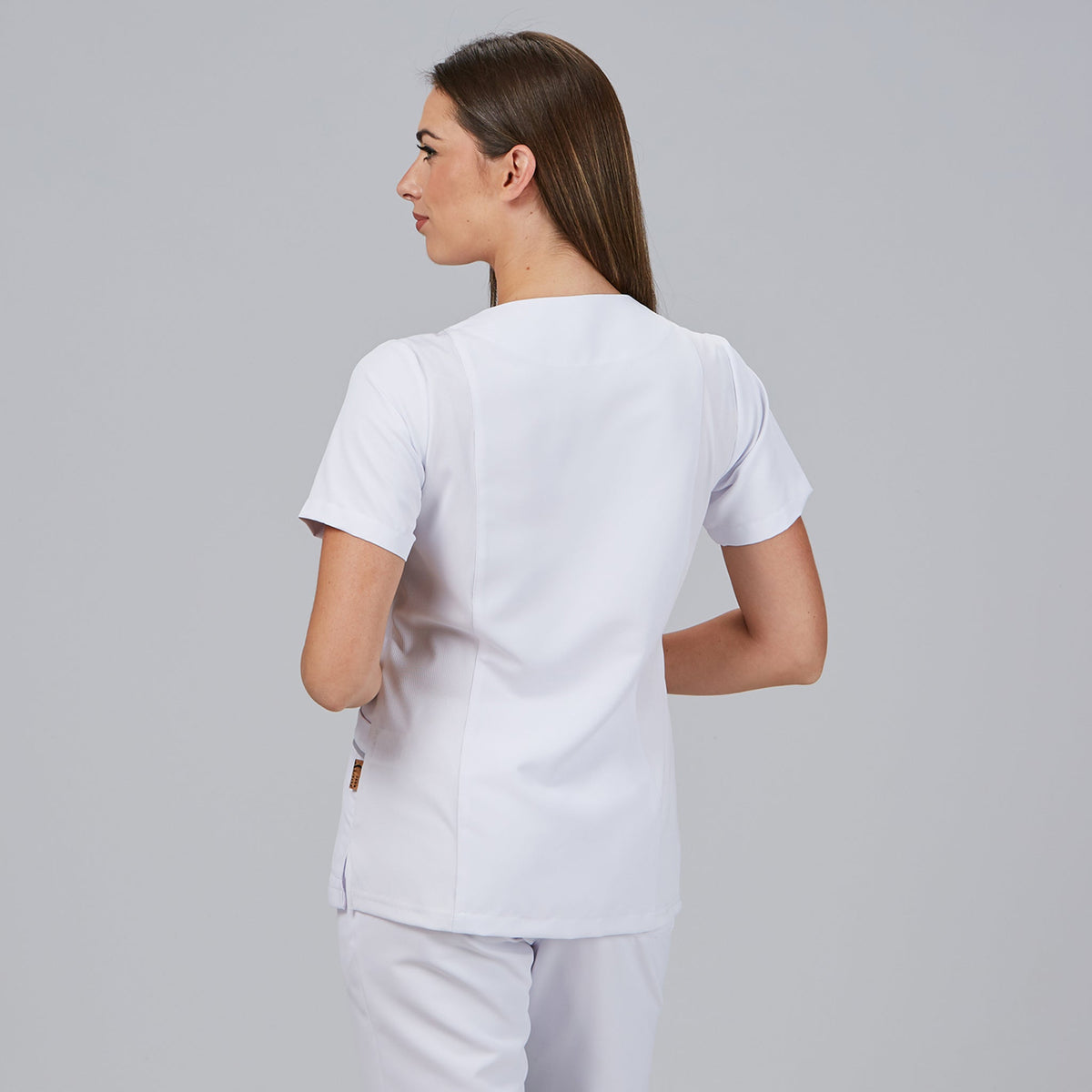BLUSA MUJER BOTON PRESION M/C AINA