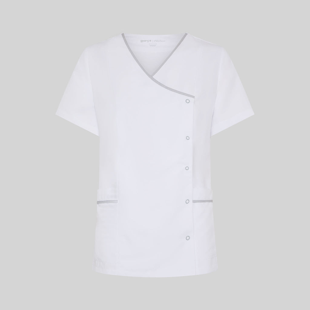 BLUSA MUJER BOTON PRESION M/C AINA