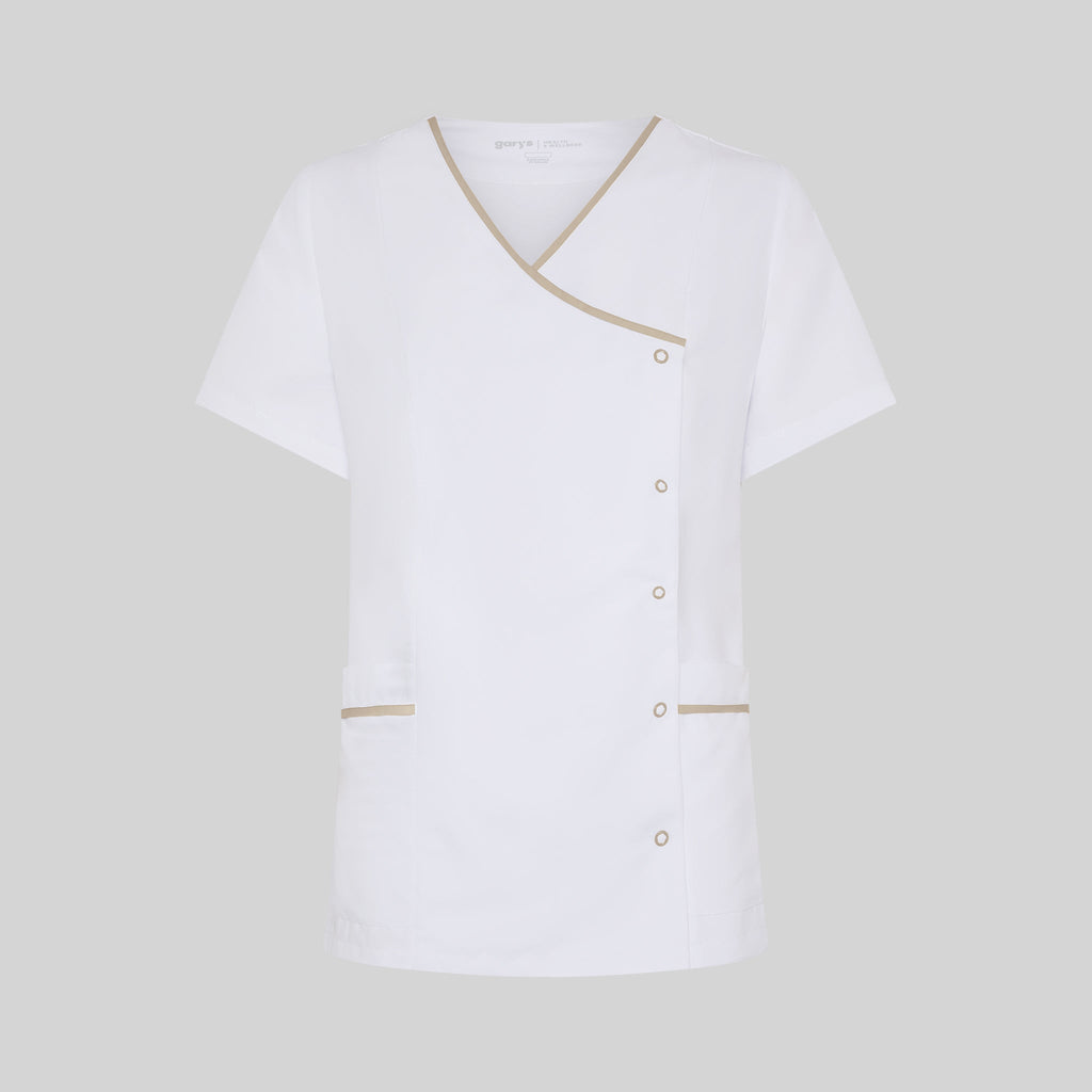 BLUSA MUJER BOTON PRESION M/C AINA