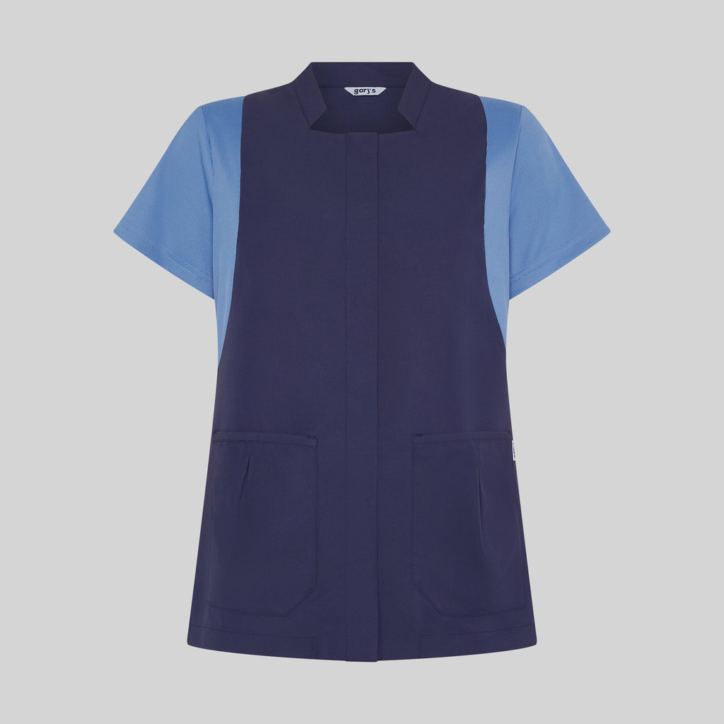 BLUSA MUJER BOTON OCULTO M/C CARMINA