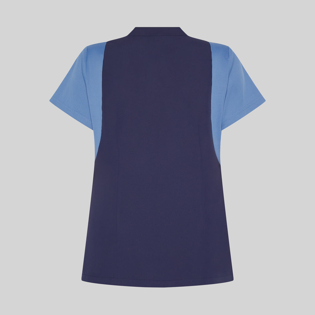 BLUSA MUJER BOTON OCULTO M/C CARMINA
