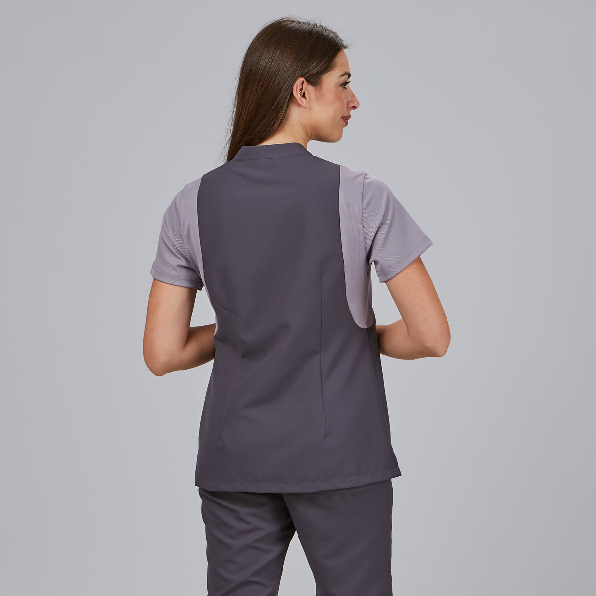 BLUSA MUJER BOTON OCULTO M/C CARMINA