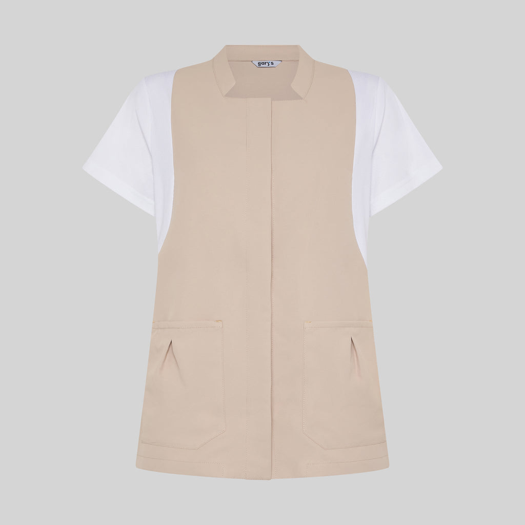 BLUSA MUJER BOTON OCULTO M/C CARMINA