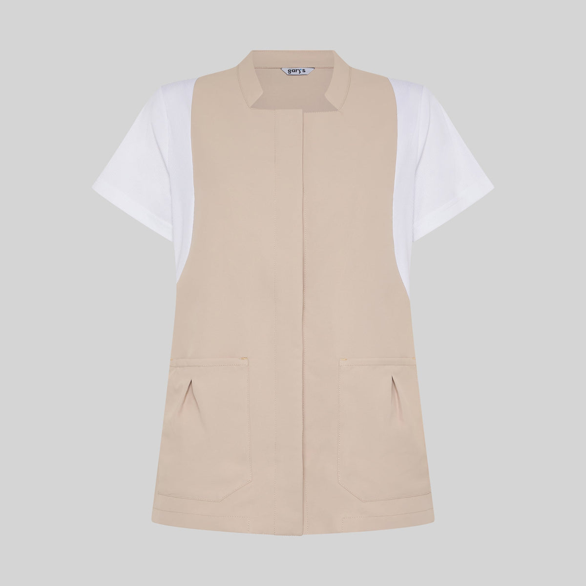 BLUSA MUJER BOTON OCULTO M/C CARMINA
