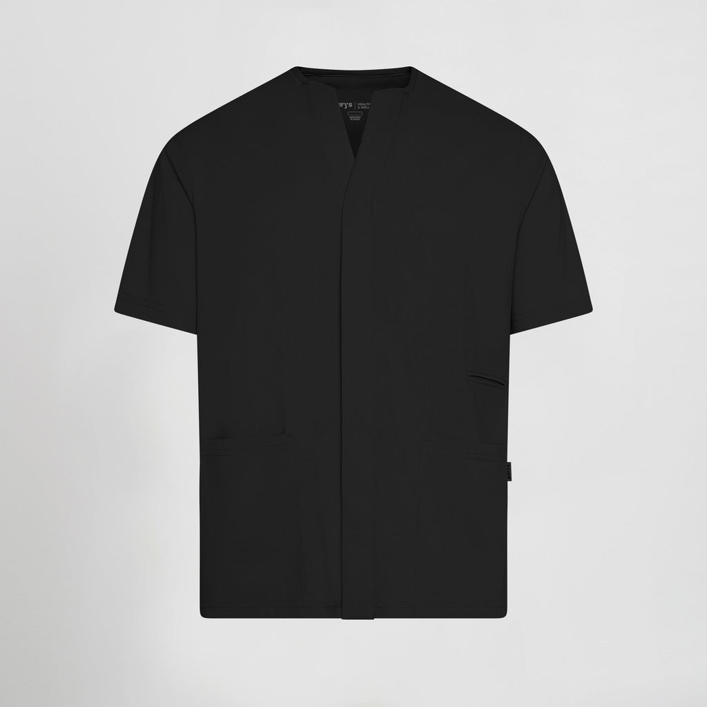 BLUSA HOMBRE ABIERTA CUELLO PICO M/C ALONSO