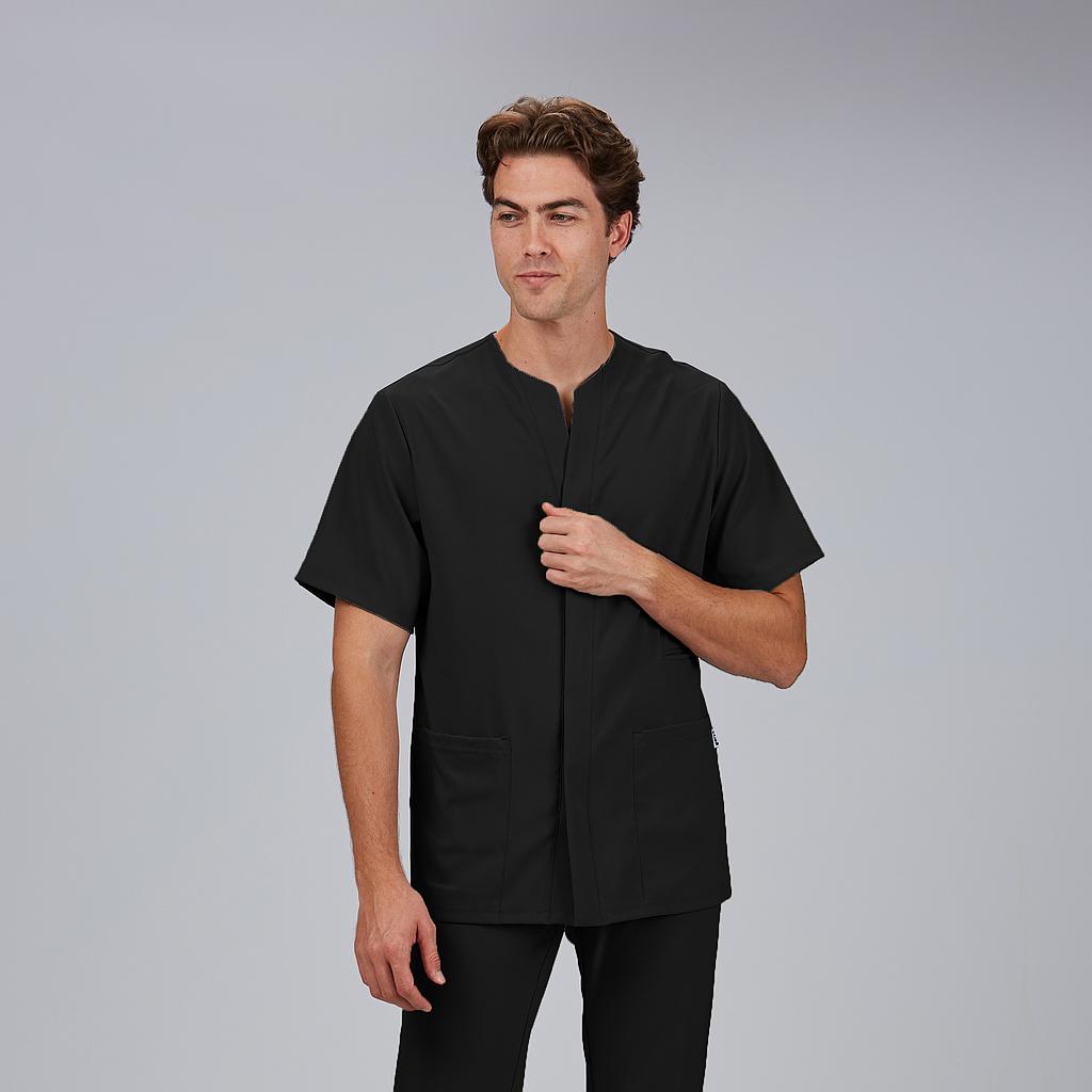 BLUSA HOMBRE ABIERTA CUELLO PICO M/C ALONSO