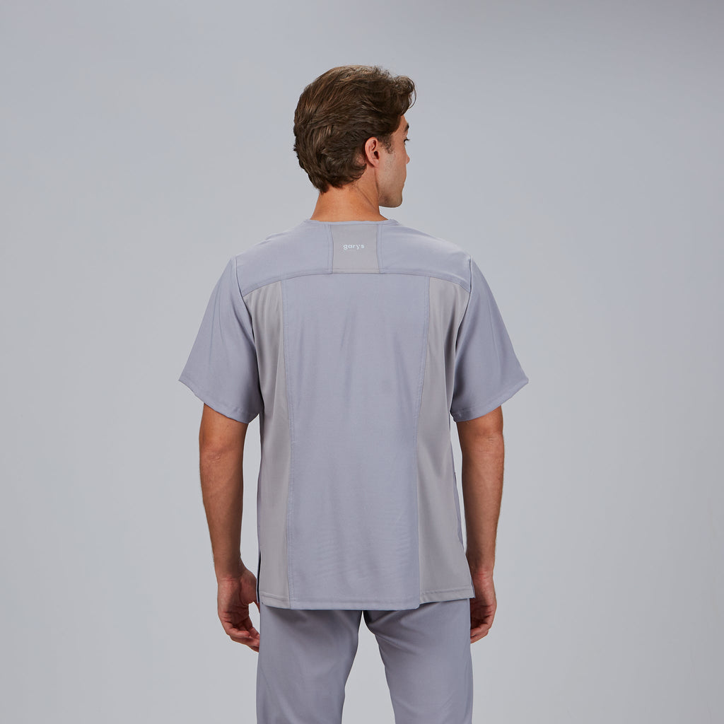 BLUSA HOMBRE ABIERTA CUELLO PICO M/C ALONSO