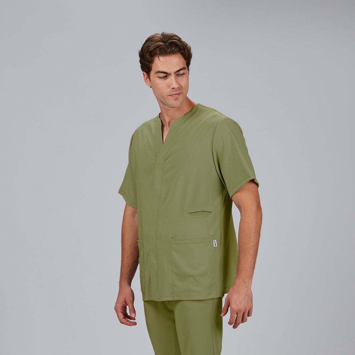 BLUSA HOMBRE ABIERTA CUELLO PICO M/C ALONSO