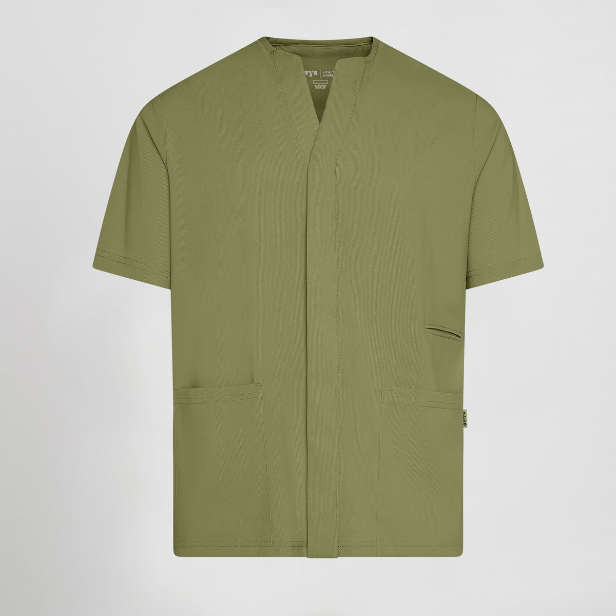 BLUSA HOMBRE ABIERTA CUELLO PICO M/C ALONSO