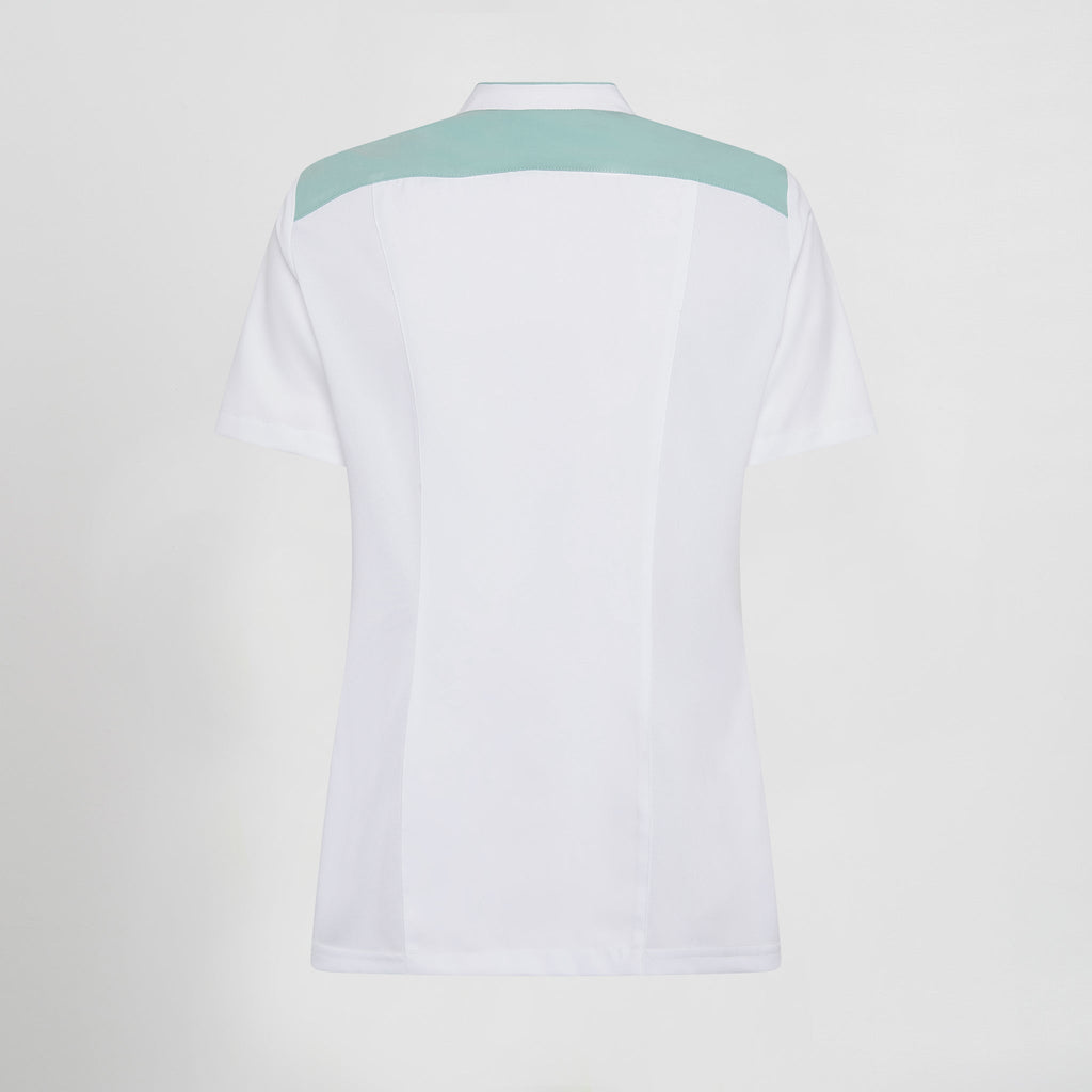 BLUSA MUJER ABIERTA CUELLO MAO M/C JUDIT
