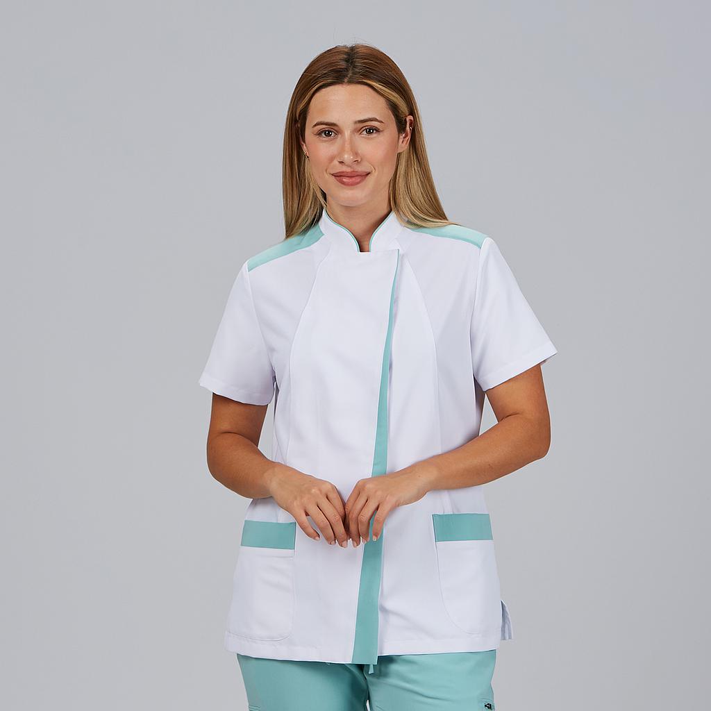 BLUSA MUJER ABIERTA CUELLO MAO M/C JUDIT