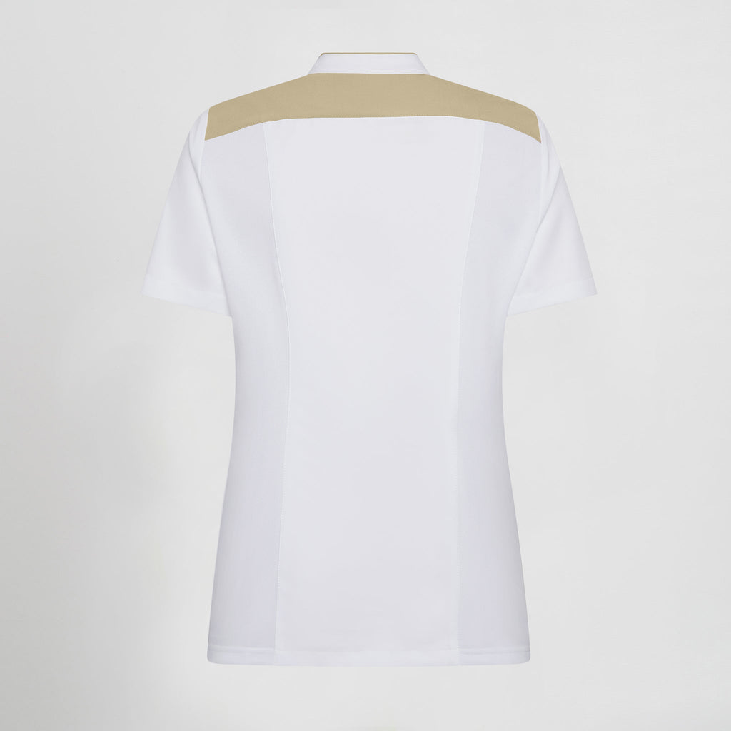 BLUSA MUJER ABIERTA CUELLO MAO M/C JUDIT
