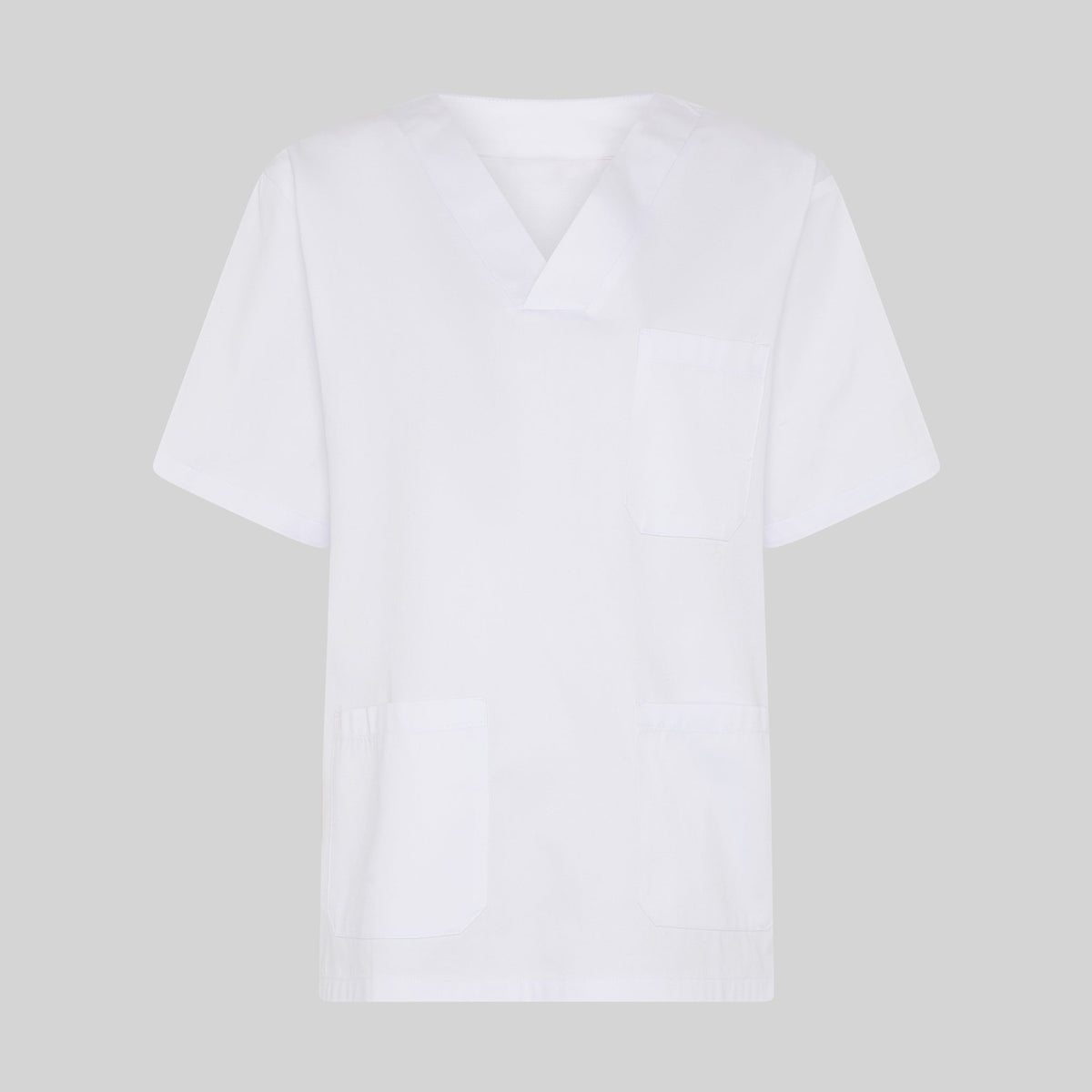 BLUSA SANITARIO UNISEX PICO SARGA BLANCA