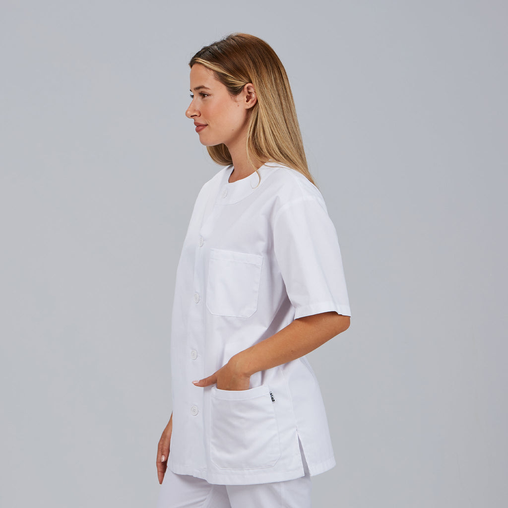 BLUSA SANITARIO UNISEX ABOTONADO
