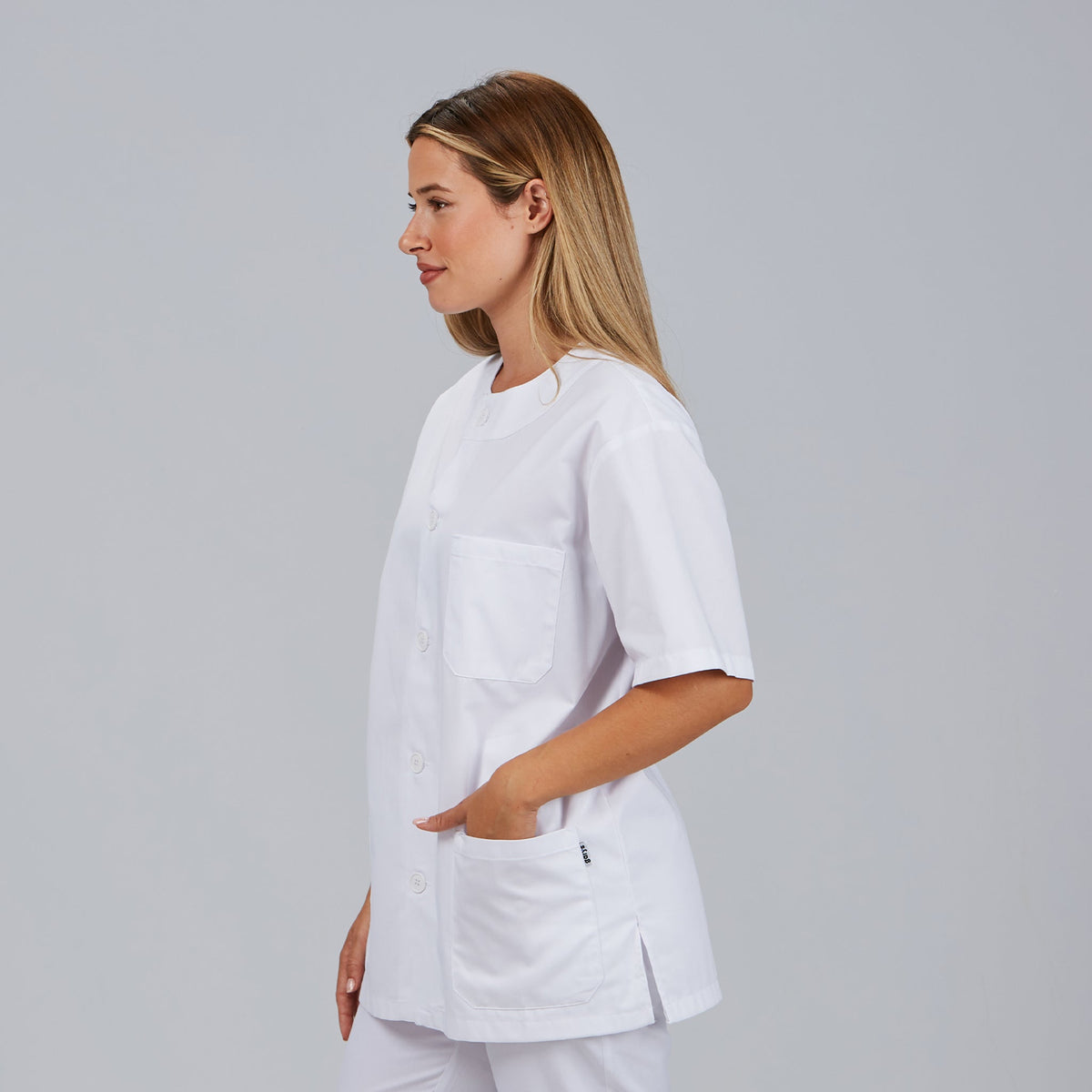 BLUSA SANITARIO UNISEX ABOTONADO