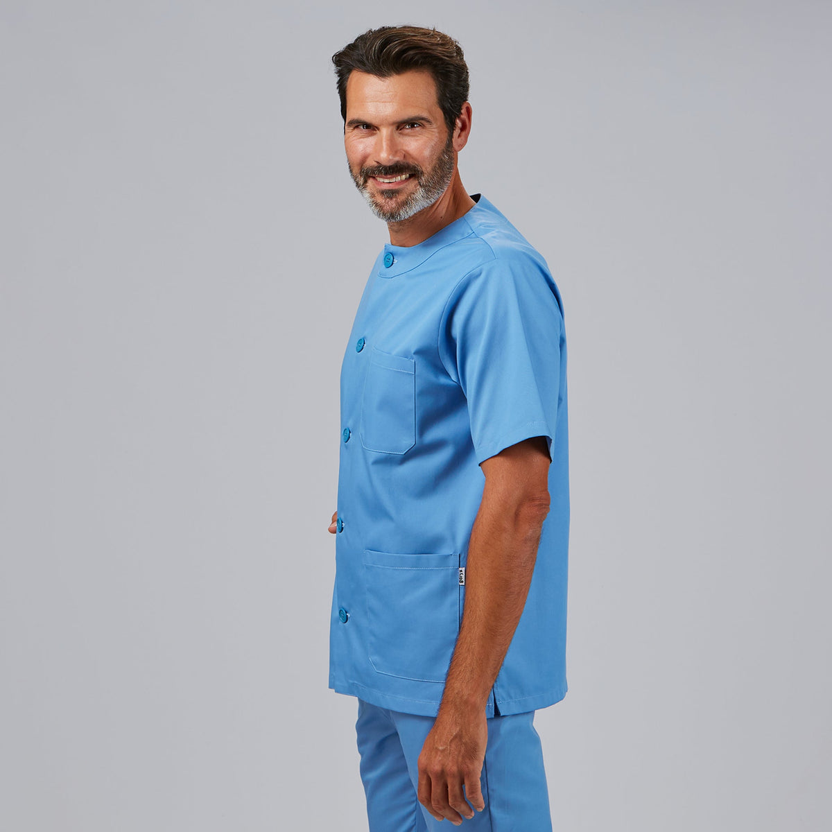BLUSA SANITARIO UNISEX ABOTONADO