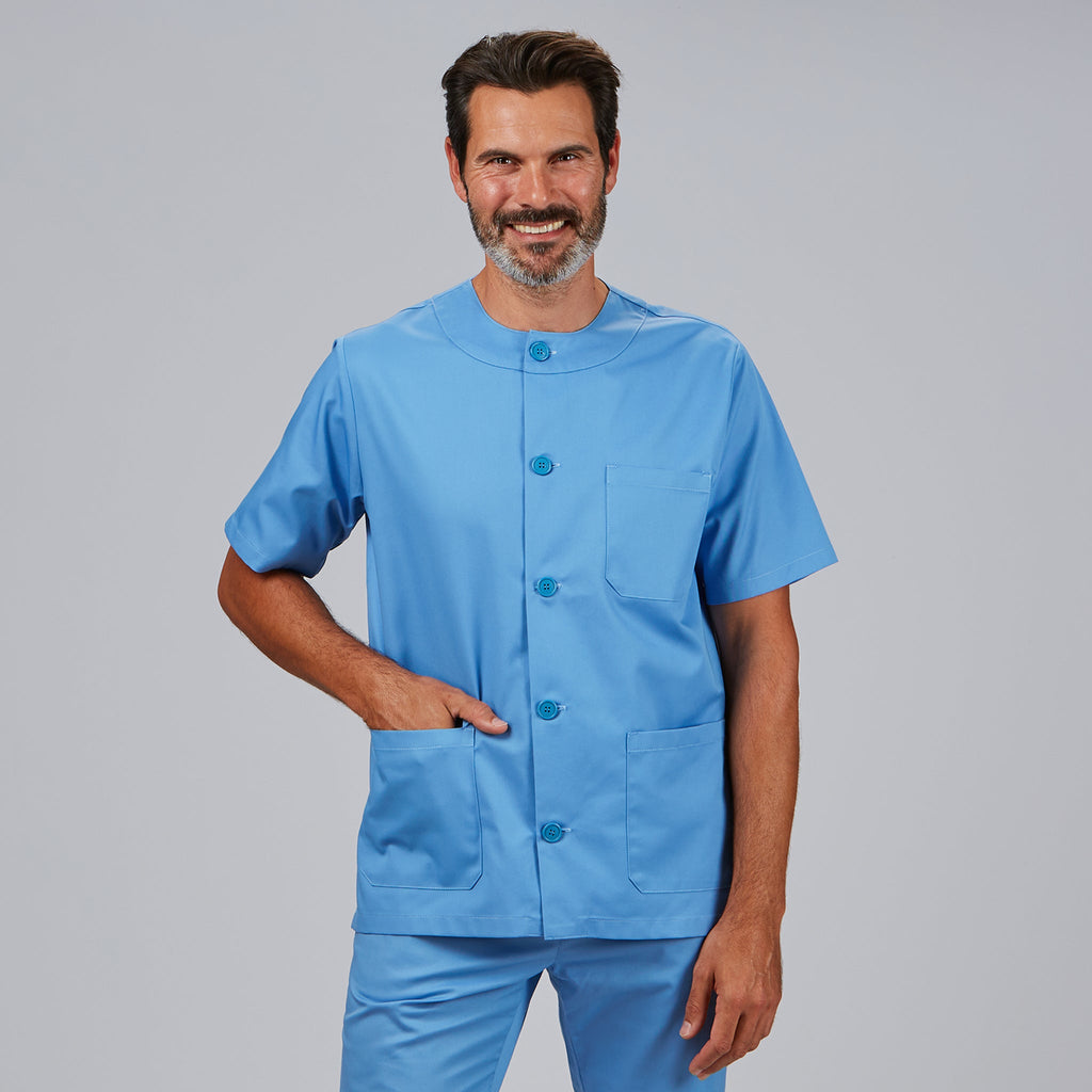 BLUSA SANITARIO UNISEX ABOTONADO