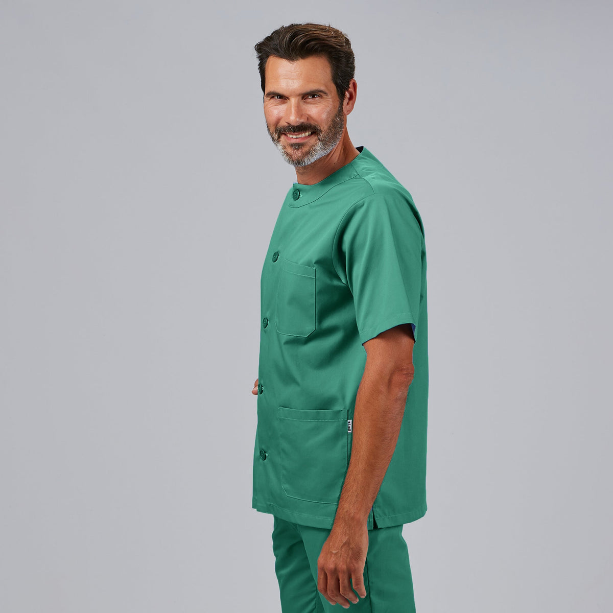BLUSA SANITARIO UNISEX ABOTONADO